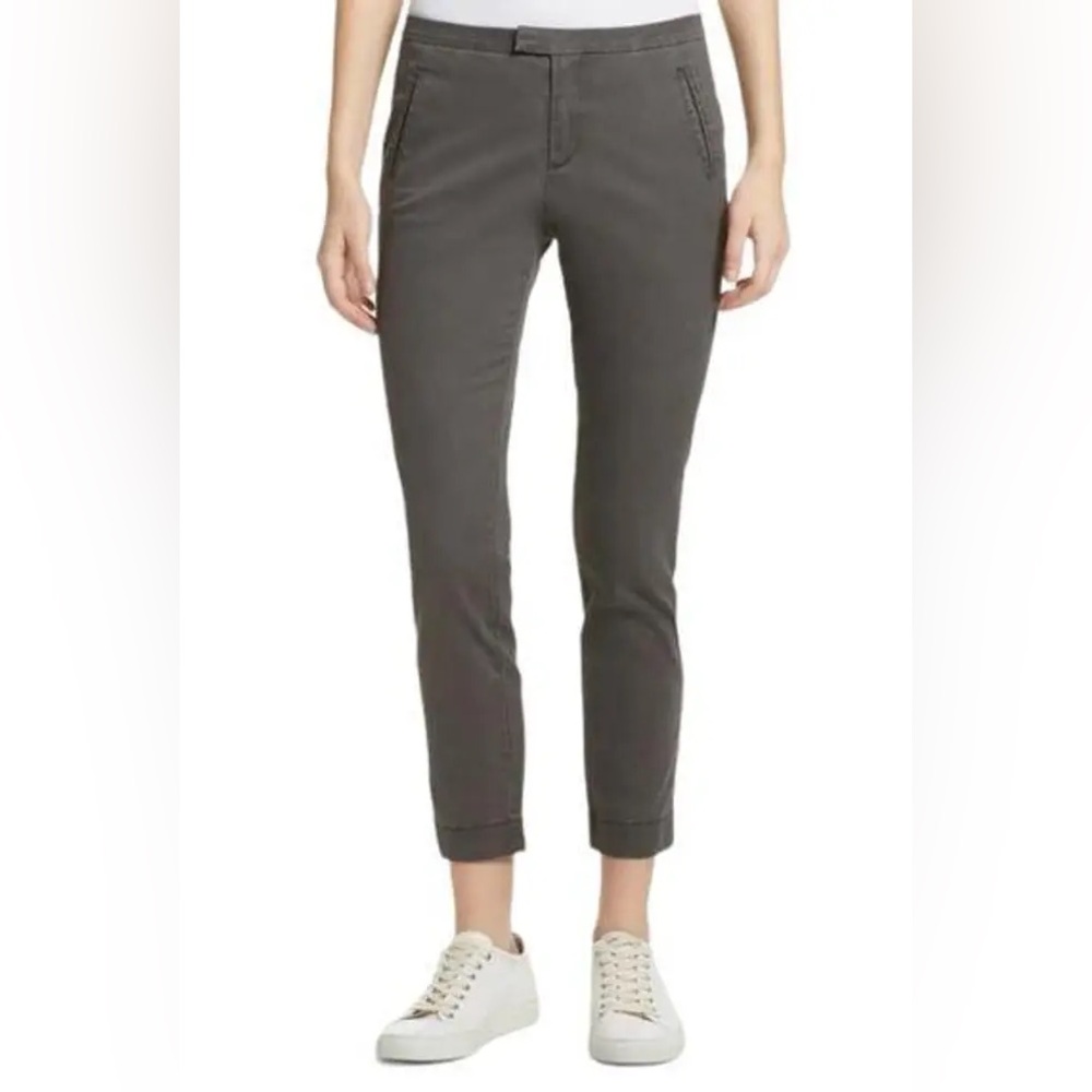 ATM Anthony Thomas Melillo Women’s Gray Enzyme Washed‎ Slim Ankle Pants Size 10